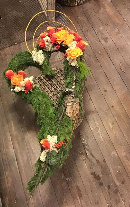 Hovedbilde Kistehjerte, åpent ca 80 cm